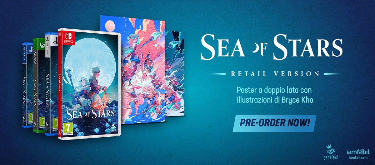 Sea of Stars on X: 🌙 Physical Edition coming early 2024 in partnership  with @iam8bit ☀️ To stay informed, you can sign up to the newsletter here:    / X